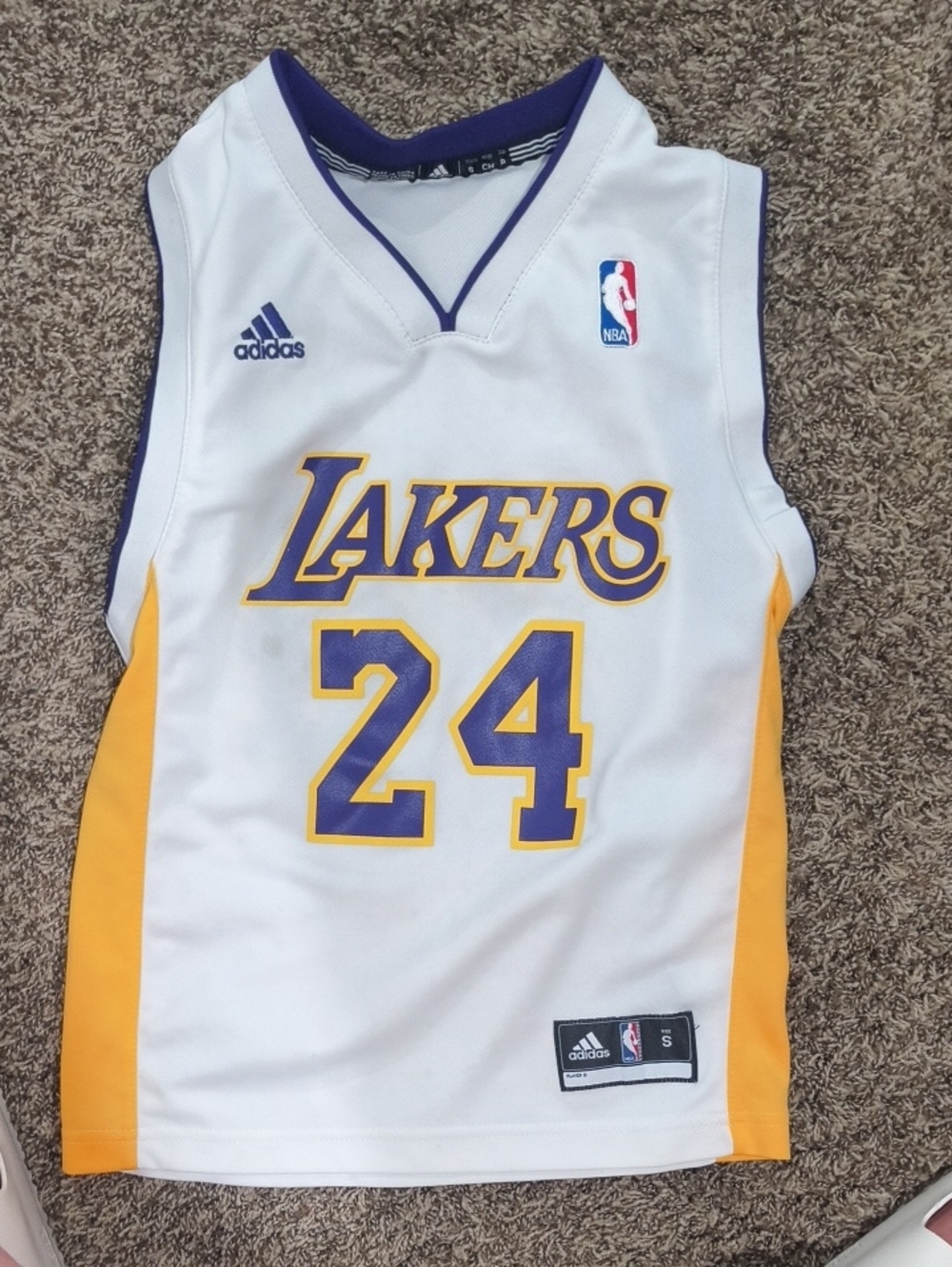 Vintage Authentic Adidas Kobe Bryant #24 Los Angeles Lakers Jersey